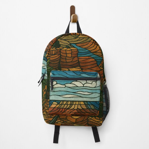 Item preview, Grand Canyon Stained Glass Landscape designed and sold by AstralFiber.