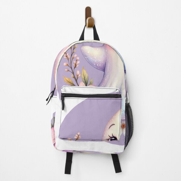 Item preview, Cute Ghost with Pastel Flowers on Lilac designed and sold by rustyroofco.