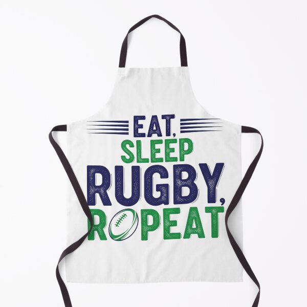 Item preview, Eat Sleep Rugby Repeat Shirt designed and sold by Tomsthreadz.