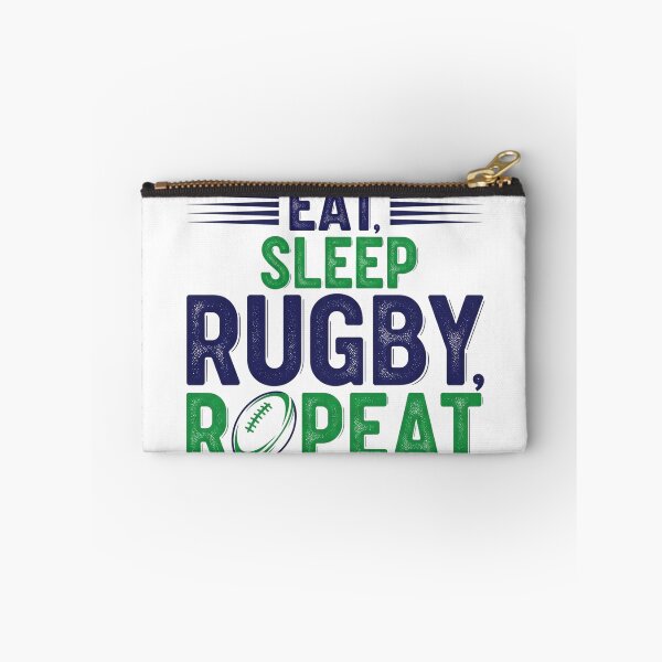 Item preview, Eat Sleep Rugby Repeat Shirt designed and sold by Tomsthreadz.