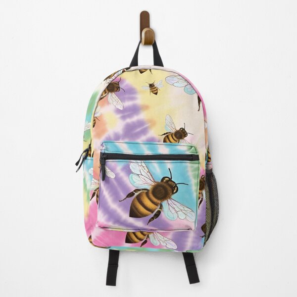 Item preview, Colorful Tie-Dye Honey Bee Pattern designed and sold by Homekero.