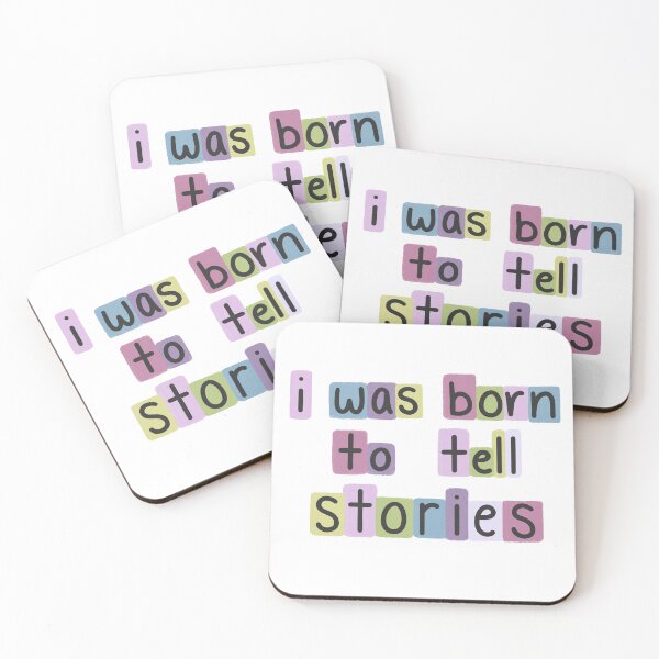 Item preview, Born To Tell Stories design designed and sold by JoyMadeArt.
