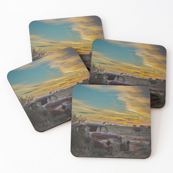 Item preview, Abandoned Vintage Car at Sunset  designed and sold by IdleImages.