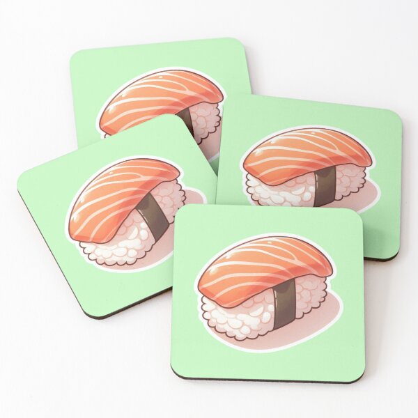 Item preview, Kawaii Sushi Manga Anime – Cute Chibi Japanese Food designed and sold by Sugar Wisdom .