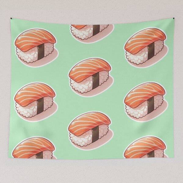 Item preview, Kawaii Sushi Manga Anime – Cute Chibi Japanese Food designed and sold by Sugar Wisdom .