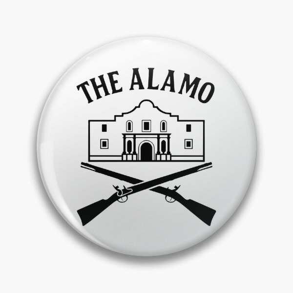 Item preview, The Alamo – Black and White Poster with Crossed Muskets | Texas History Art designed and sold by jelonkaa.