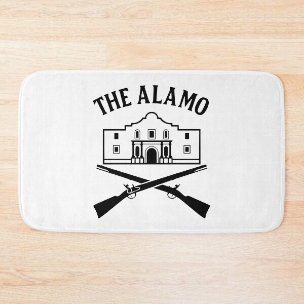 Item preview, The Alamo – Black and White Poster with Crossed Muskets | Texas History Art designed and sold by jelonkaa.
