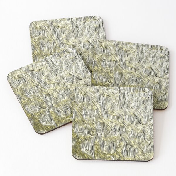 Item preview, Metallic Etched Dot Leaves designed and sold by fatenanwar.