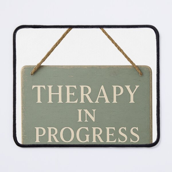 Item preview, Therapy in Progress - Do Not Disturb Counselor Sign designed and sold by TONSNAP.