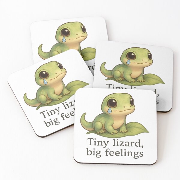 Item preview, Tiny Lizard, Big Feelings designed and sold by FunnySignalStudio.