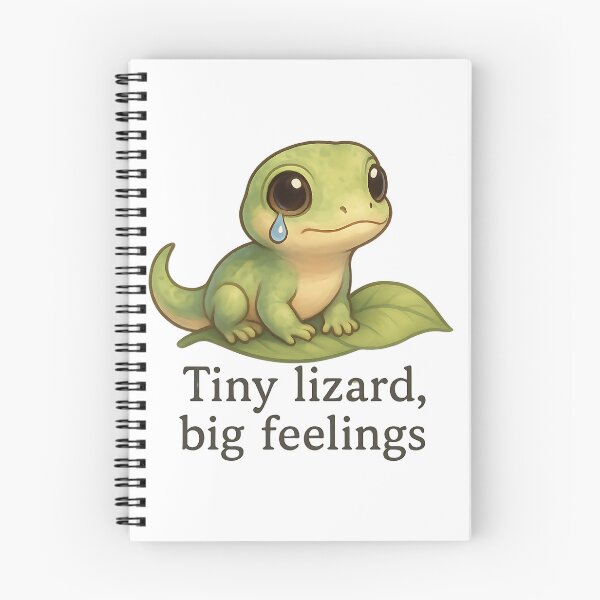 Item preview, Tiny Lizard, Big Feelings designed and sold by FunnySignalStudio.