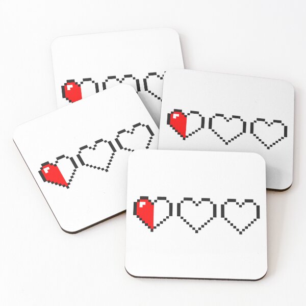 Item preview, Pixel Heart Health Bar - Low HP 8-Bit Retro Gaming designed and sold by FreshPrintCo.