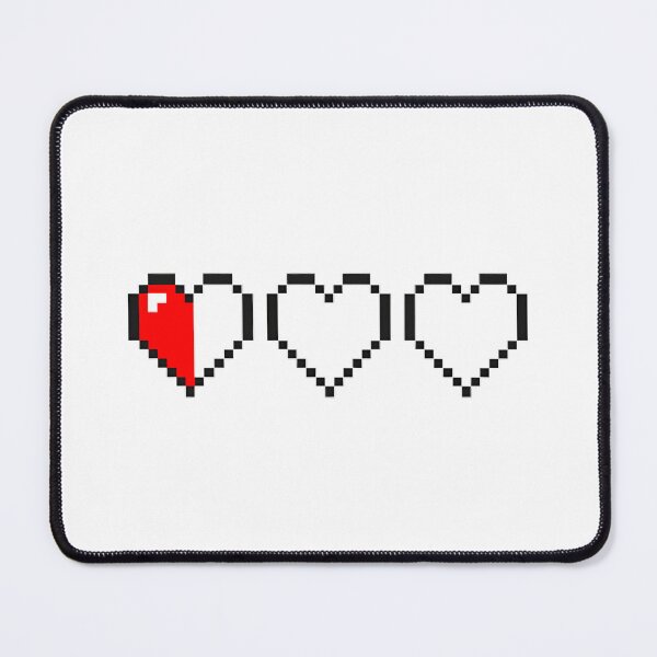 Item preview, Pixel Heart Health Bar - Low HP 8-Bit Retro Gaming designed and sold by FreshPrintCo.