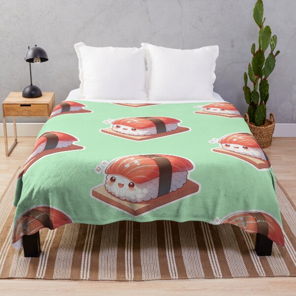 Item preview, Kawaii Sushi Manga Anime – Cute Chibi Japanese Food designed and sold by Sugar Wisdom .