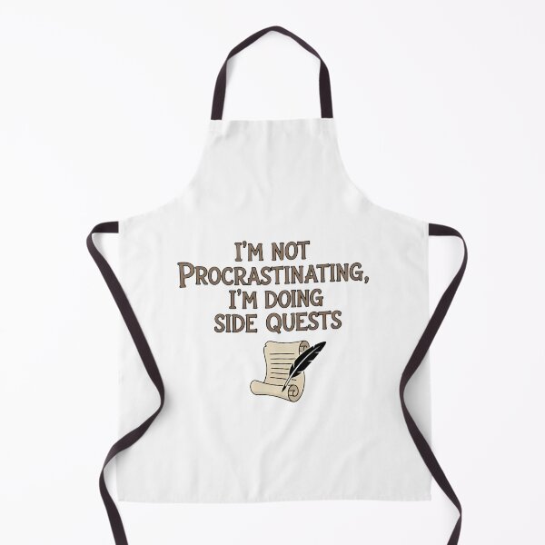 Item preview, Doing Side Quests - Funny Writer & RPG Procrastination Quote designed and sold by FreshPrintCo.