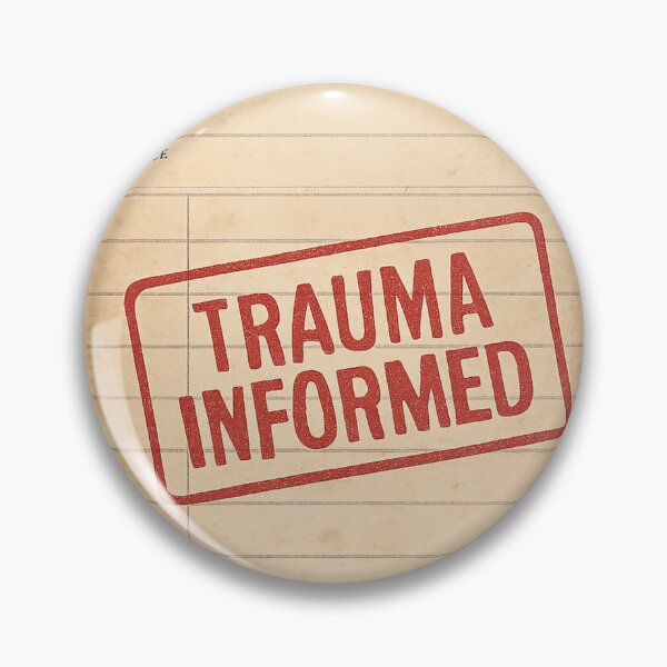 Item preview, Trauma Informed - Counselor Credentials Badge designed and sold by TONSNAP.