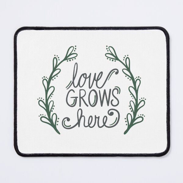 Item preview, Love Grows Here Sticker designed and sold by Ericksondesigns.