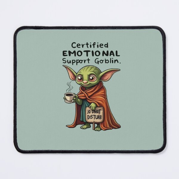 Item preview, Certified Emotional Support Goblin designed and sold by Uglyandcute.