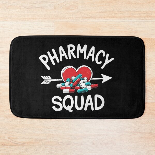 Item preview, Pharmacy Squad Halloween Vibes For Pharmacists Crew Tee, Funny Pharmacist T-Shirt designed and sold by May K Studio Design.