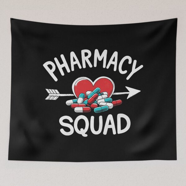 Item preview, Pharmacy Squad Halloween Vibes For Pharmacists Crew Tee, Funny Pharmacist T-Shirt designed and sold by May K Studio Design.