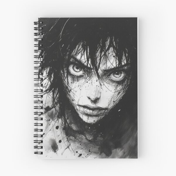 Item preview, ink sketch manga girl designed and sold by New age Colors.