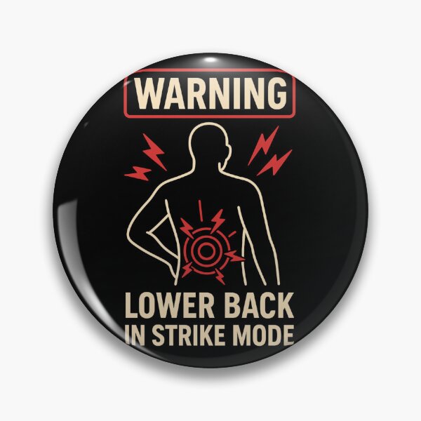Item preview, Funny Lower Back Pain Design – Chronic Spine Humor Gift designed and sold by jelonkaa.