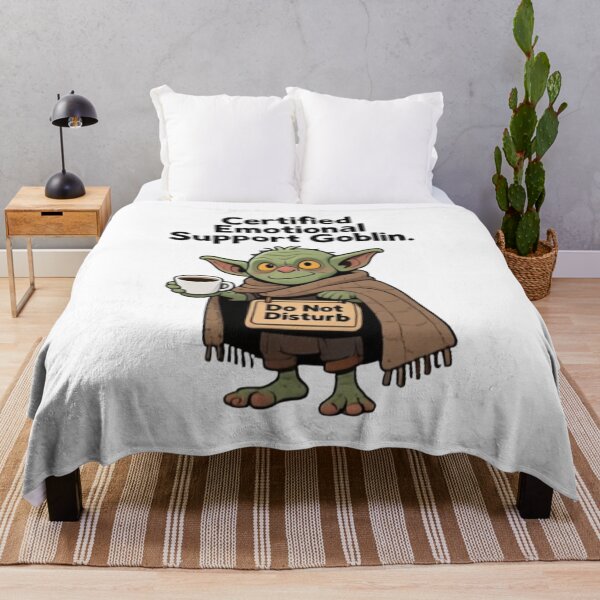 Item preview, Certified Emotional Support Goblin designed and sold by Uglyandcute.