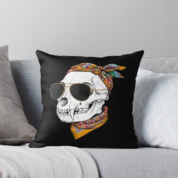 Item preview, Dog Skull, Bandana, Sunglasses – Retro Style designed and sold by TheSkullRoom.