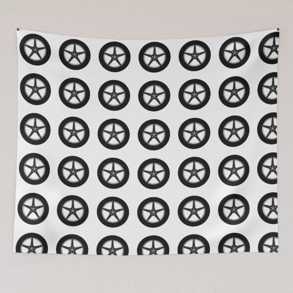 Item preview, Black Car Wheel And Tire Graphic designed and sold by THP Creative.