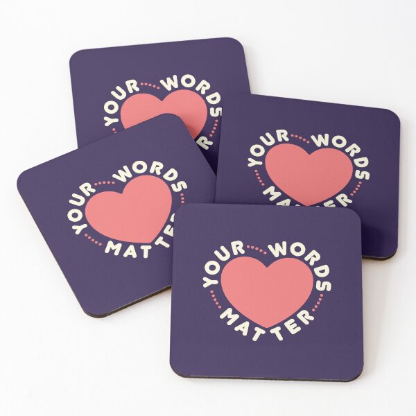 Item preview, Your Words Matter Speech Language Pathologist Heart designed and sold by jaygo.