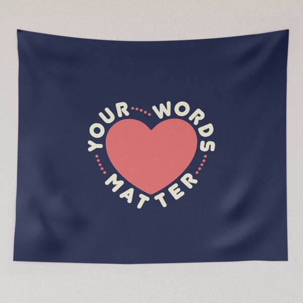 Item preview, Your Words Matter Speech Language Pathologist Heart designed and sold by jaygo.