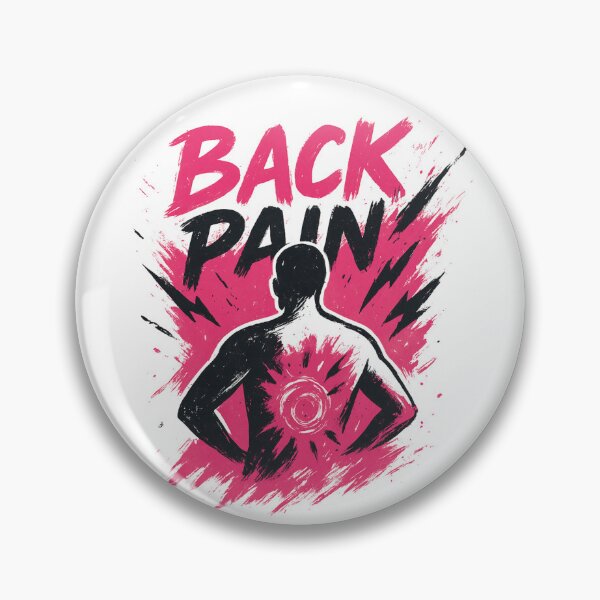 Item preview, Back Pain Brush Splash – Funny Spine Art, Abstract designed and sold by jelonkaa.