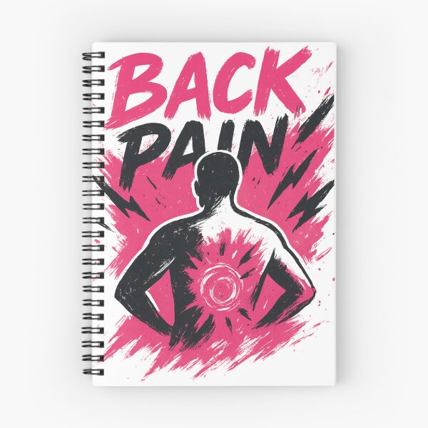 Item preview, Back Pain Brush Splash – Funny Spine Art, Abstract designed and sold by jelonkaa.