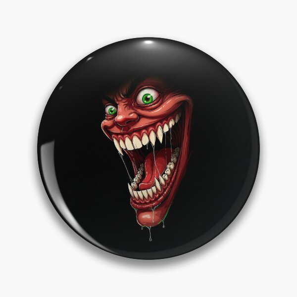 Item preview, Maniacal Monster Smile - Diagonal Horror Digital Art Collection designed and sold by WallaceSilvaART.