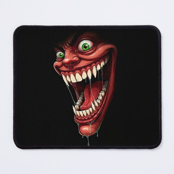Item preview, Maniacal Monster Smile - Diagonal Horror Digital Art Collection designed and sold by WallaceSilvaART.