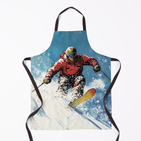 Item preview, man skiing at high speed designed and sold by javierparra.