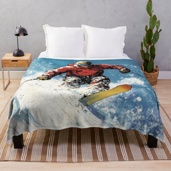Item preview, man skiing at high speed designed and sold by javierparra.