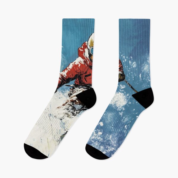 Item preview, man skiing at high speed designed and sold by javierparra.