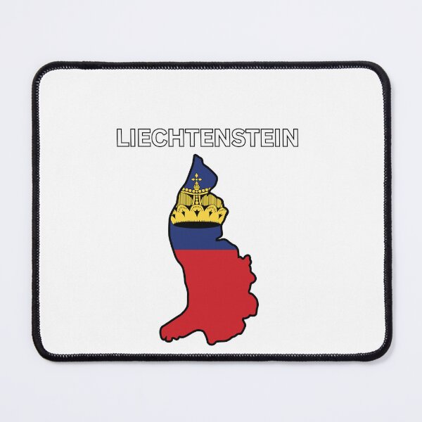 Item preview, Liechtenstein Flag Map designed and sold by atomstartup.