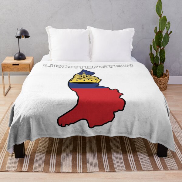 Item preview, Liechtenstein Flag Map designed and sold by atomstartup.