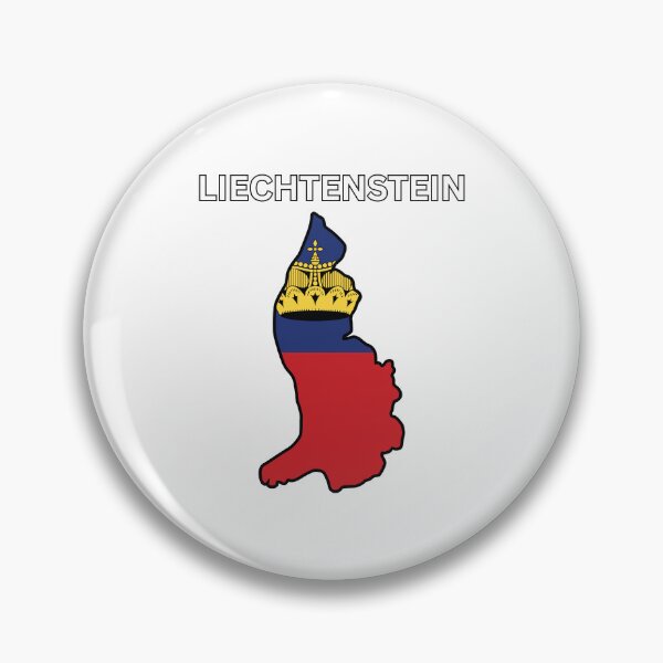 Item preview, Liechtenstein Flag Map designed and sold by atomstartup.