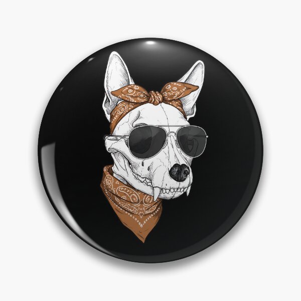 Item preview, Chihuahua Skull, Sunglasses, Bandana – Rebel Attitude designed and sold by TheSkullRoom.