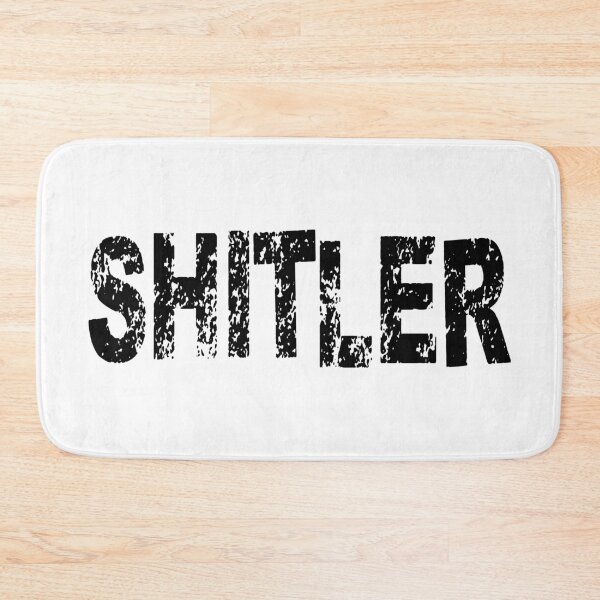 Item preview, shitler anti-oligarchs,,anti trump government  Bumper decal For trump haters! black designed and sold by ramwebroom.