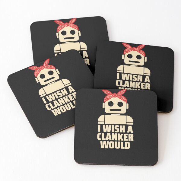 Item preview, Funny I Wish a Clanker Would Robot Resistance No Trust designed and sold by elderberry.