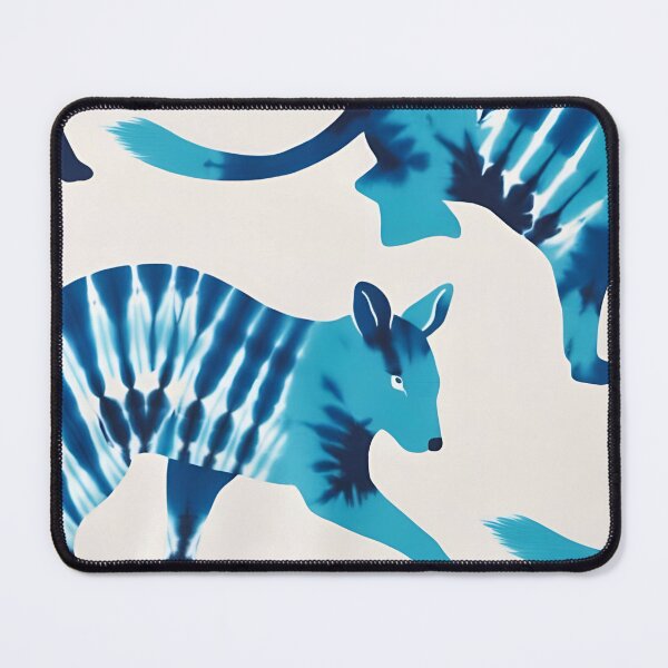 Item preview, Blue Tie-Dye Kangaroo Pattern designed and sold by Homekero.