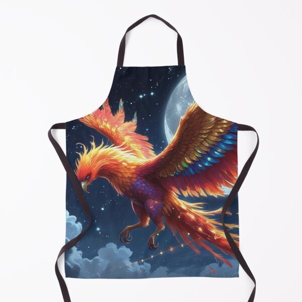 Item preview, Celestial Phoenix in Flight – Cosmic Fantasy Artwork designed and sold by EpicGear085.