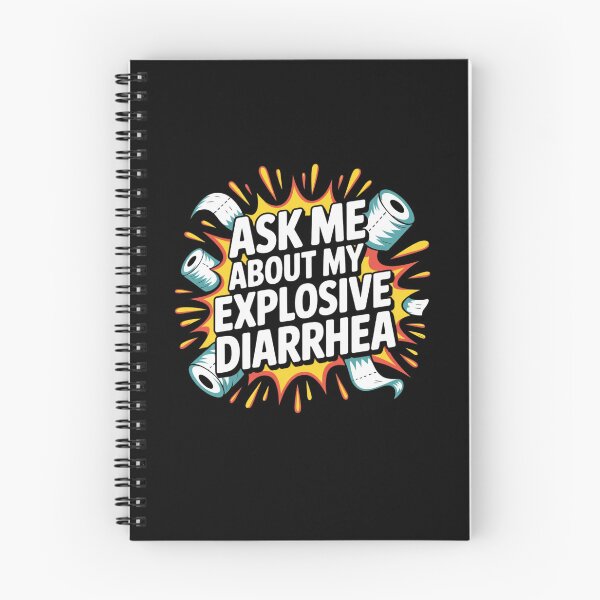 Item preview, Funny Ask Me About My Explosive Diarrhea Humor Design designed and sold by MagicSD Designs.