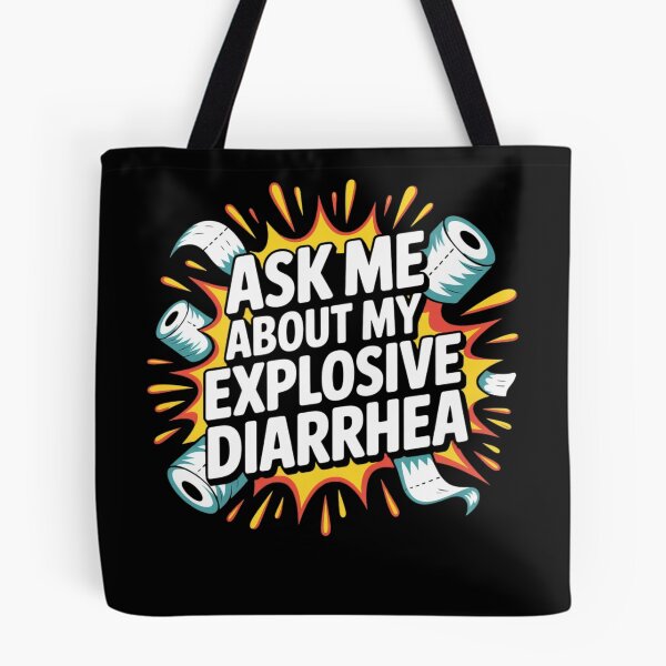 Item preview, Funny Ask Me About My Explosive Diarrhea Humor Design designed and sold by MagicSD Designs.