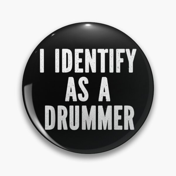 Item preview, I identify as a drummer designed and sold by musicianteez.