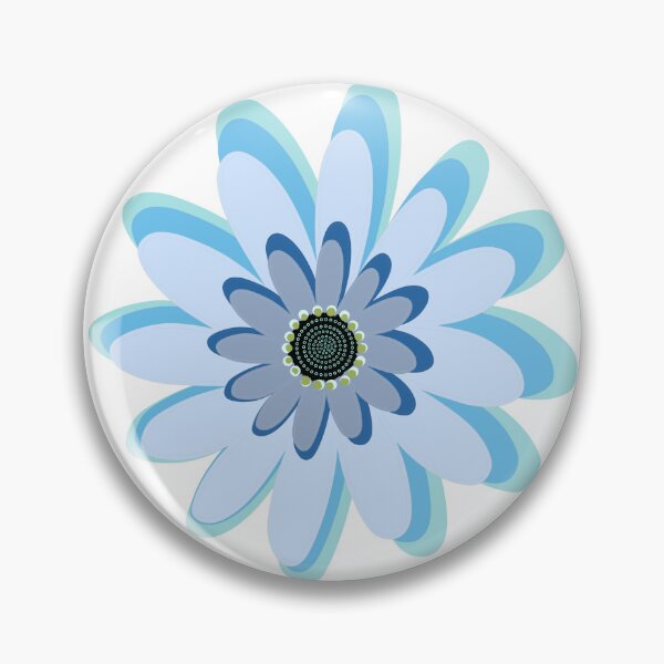 Item preview, Blue vibe flower power designed and sold by Navitaloves.